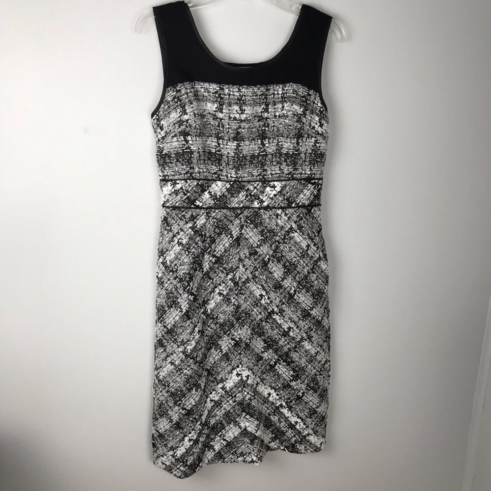 eshakti Tweed Sheath Midi Dress
